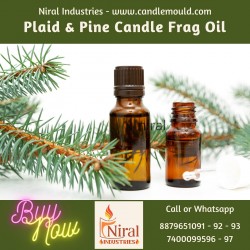 Niral's Plaid & Pine Candle...